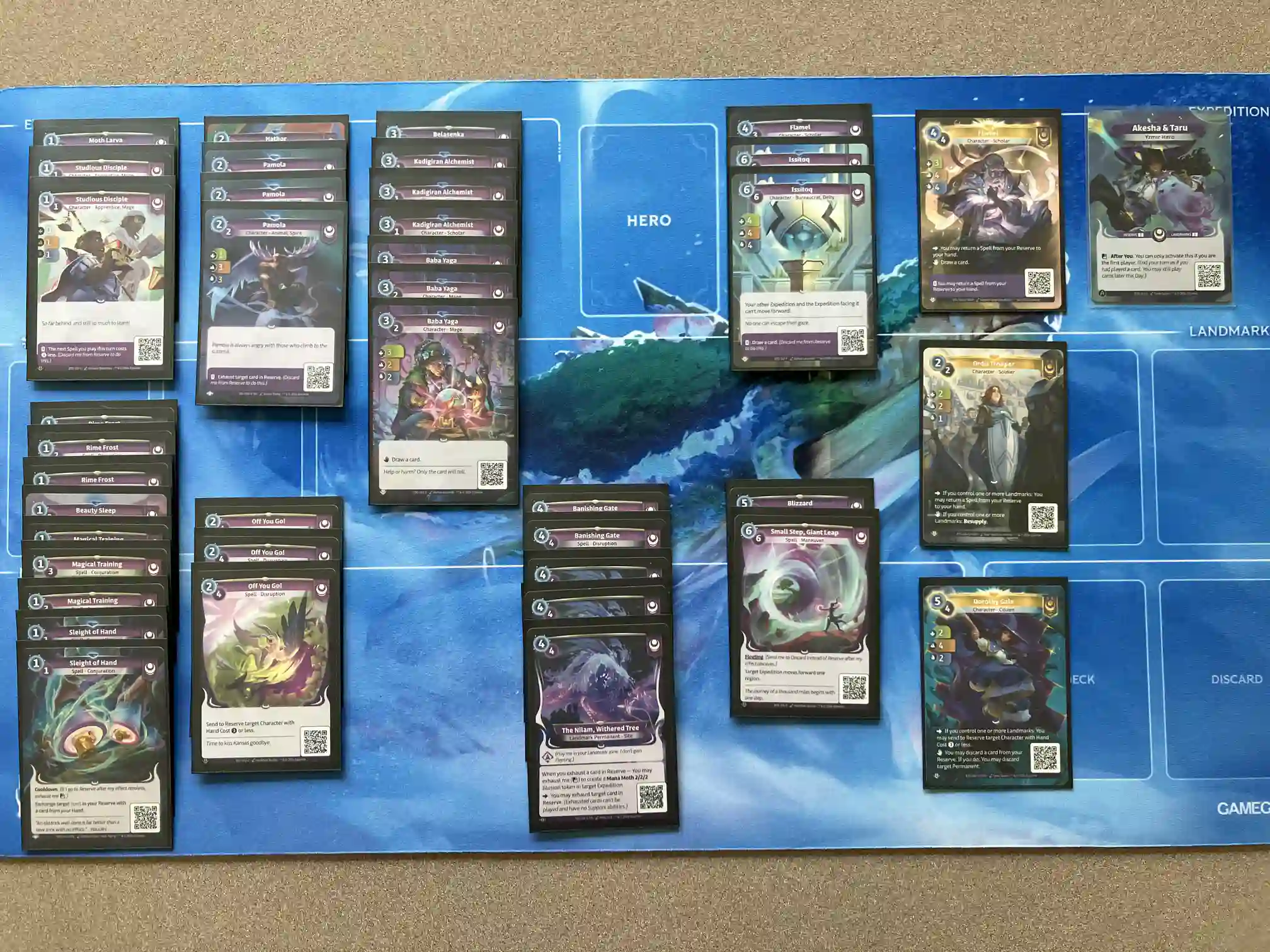 Monday decklist